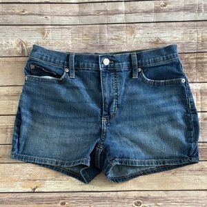 Banana Republic Factory Medium Blue Denim Cutoff Jean Shorts 28